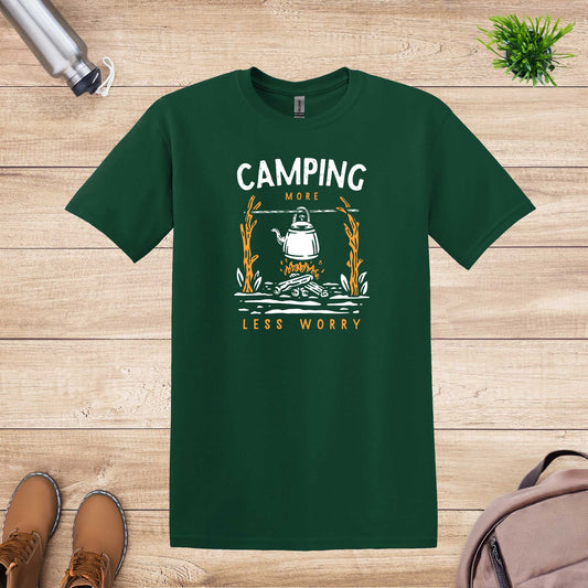 Camping More Less Worry T-Shirt